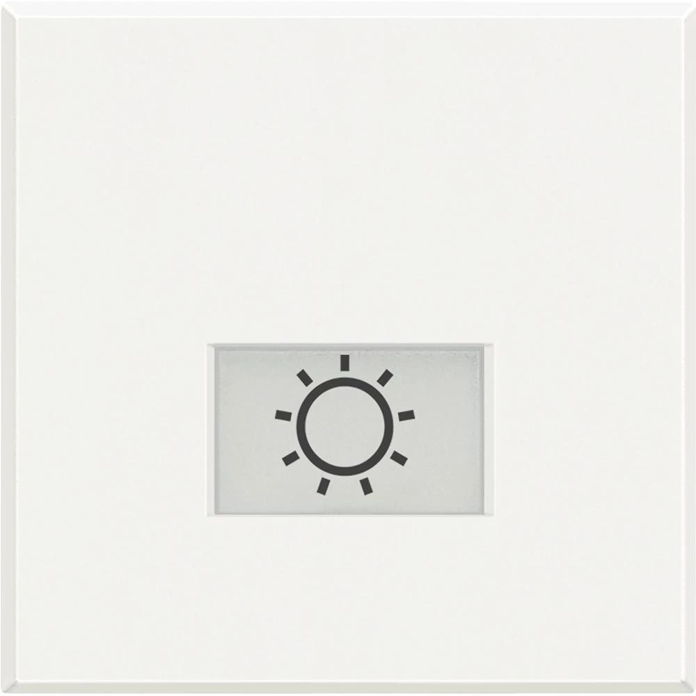  артикул HD4043M2 название BT Axolute Кнопка 1Р (NO) 10 А 250 В~ с символом «лампа» – 2 модуля, цвет белый