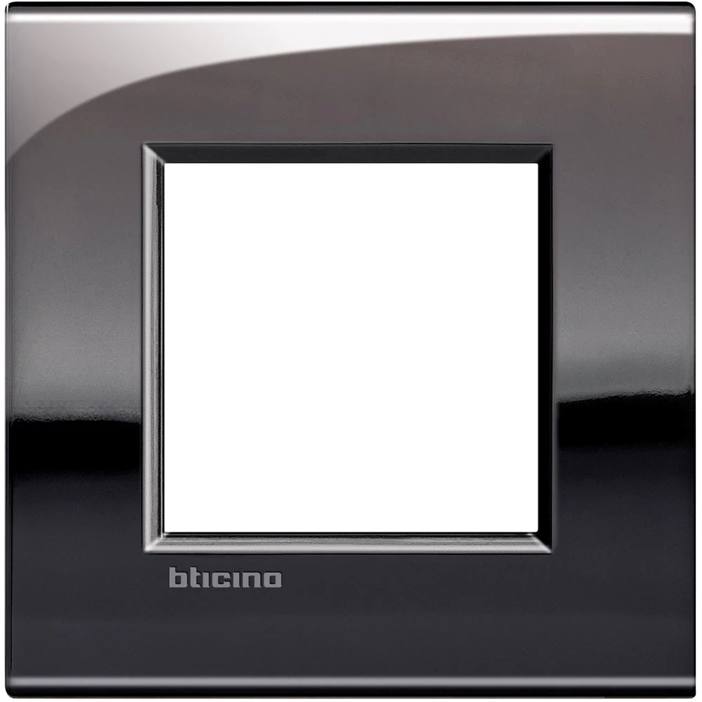  артикул LNC4802PT название Рамка итальянский стандарт 2 мод, цвет Олово, LivingLight, Bticino