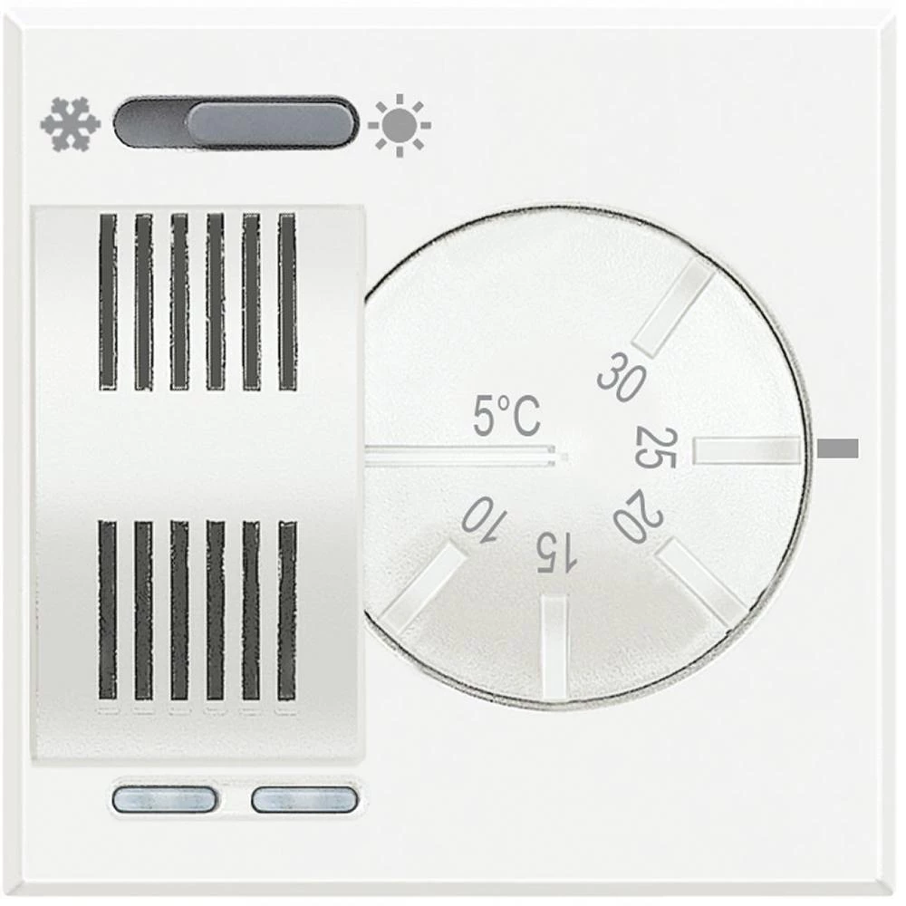  артикул HD4442 название BT Axolute White Электронный комнатный термостат со встроенным переключателем режимов 2 А, 250 В
