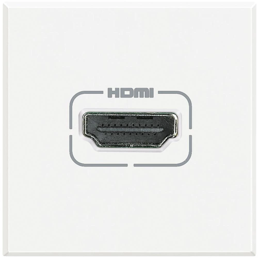  артикул HD4284 название Розетка HDMI, цвет Белый, Axolute, Bticino